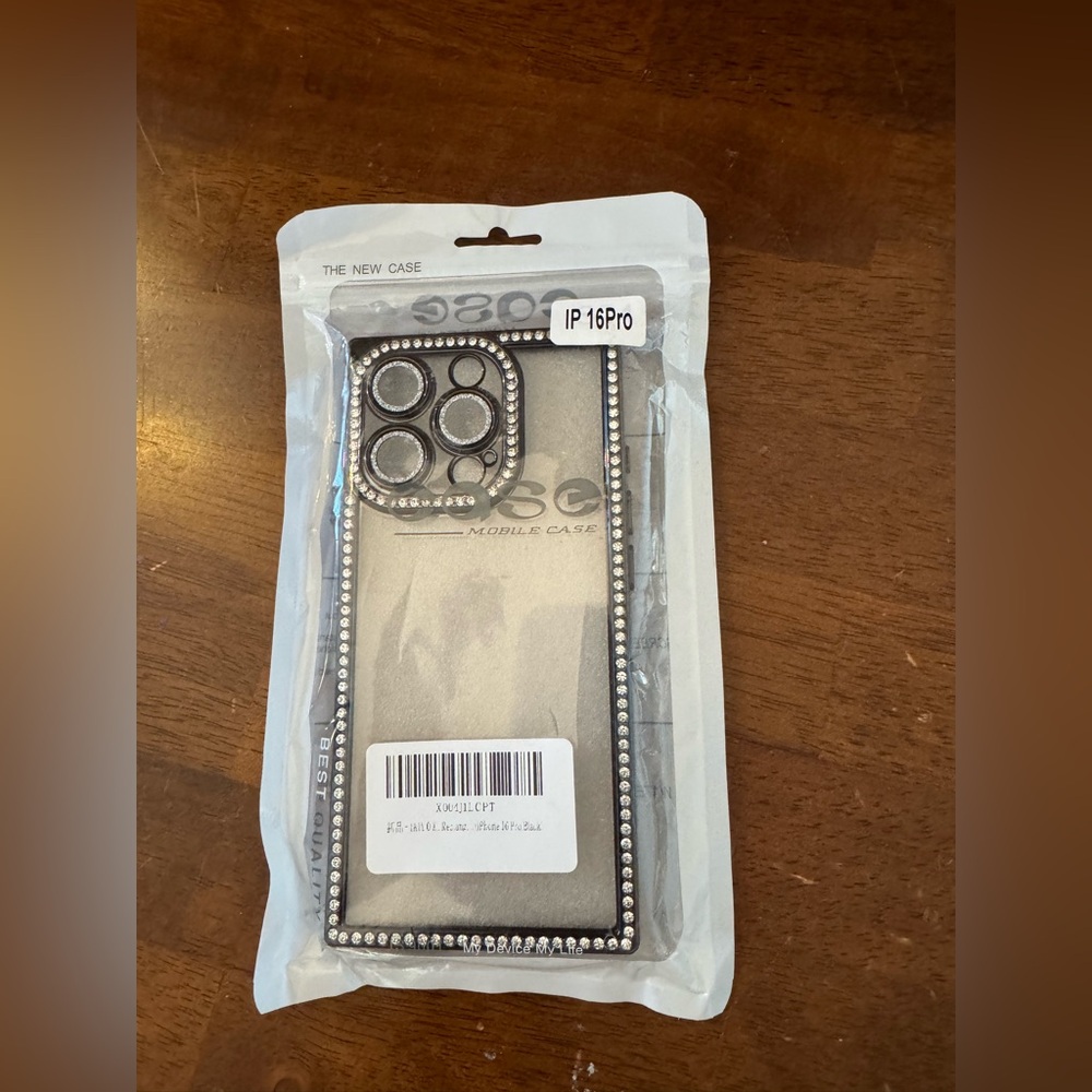 NWT IPhone 16 Pro case bling clear